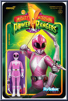 Pink Ranger from Power Rangers - ReAction Figures manufactured by Super7 [Front]