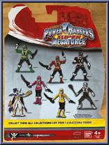 Blue Ranger Action Hero from Power Rangers Super Megaforce - Action Heroes manufactured by Bandai [Back]