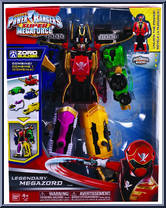 Legendary Megazord from Power Rangers Super Megaforce - Megazords manufactured by Bandai [Front]
