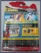 Power Rangers Lightspeed Rescue from Power Rangers Super Megaforce - Key Packs manufactured by Bandai [Back]