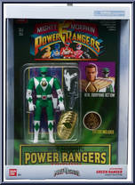 Auto Morphin Green Ranger from Power Rangers Super Ninja Steel - Legacy Collection manufactured by Bandai [Front]