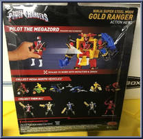 Gold Ranger (Ninja Super Steel Mode) from Power Rangers Super Ninja Steel - Action Heroes manufactured by Bandai [Back]