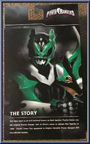Psycho Green Ranger from Power Rangers Super Ninja Steel - Legacy Collection manufactured by Bandai [Back]