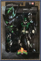 Psycho Green Ranger from Power Rangers Super Ninja Steel - Legacy Collection manufactured by Bandai [Front]
