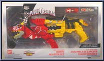 T-Rex Super Charge Morph Blaster Set from Power Rangers Super Ninja Steel - Legacy Collection manufactured by Bandai [Front]