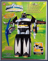 Deluxe Time Shadow Megazord from Power Rangers Time Force - Deluxe manufactured by Bandai [Back]