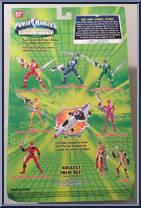 Frax from Power Rangers Time Force - Power Rangers manufactured by Bandai [Back]