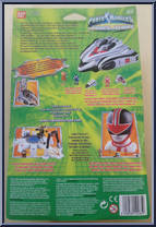 Time Force Megazord Jet Mode from Power Rangers Time Force - Micro Playsets manufactured by Bandai [Back]