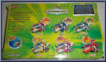 Red Vector Cycle from Power Rangers Time Force - Vector Cycles manufactured by Bandai [Back]