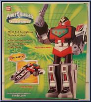 Time Force Megazord Mode Red from Power Rangers Time Force - Zords manufactured by Bandai [Back]
