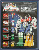 Deluxe Double Morphing Rescue Megazord from Power Rangers Turbo - Basic Series manufactured by Bandai [Back]