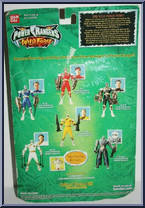 Black Spin-Morphin Power Ranger from Power Rangers Wild Force - Basic Series manufactured by Bandai [Back]
