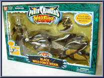 Black Wild Force Rider from Power Rangers Wild Force - Cycles manufactured by Bandai [Front]
