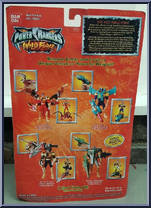 Deluxe Lunar Wolf Primal Warrior from Power Rangers Wild Force - Deluxe Rangers manufactured by Bandai [Back]