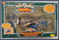 Lunar Wolf Wild Force Rider from Power Rangers Wild Force - Cycles manufactured by Bandai [Front]