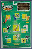 Yellow Wild Force Power Ranger from Power Rangers Wild Force - Basic Series manufactured by Bandai [Back]