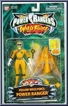 Yellow Wild Force Power Ranger from Power Rangers Wild Force - Basic Series manufactured by Bandai [Front]