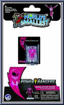 Pink Ranger from Power Rangers - World's Smallest - Basic Series manufactured by Super Impulse [Front]