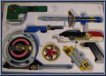 7 in 1 Blaster Set from Power Rangers Zeo - Role Playing manufactured by Bandai [Front]