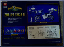 Blue Ranger from Power Rangers Zeo - Jet Cycles manufactured by Bandai [Back]
