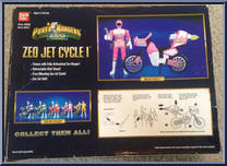 Pink Ranger from Power Rangers Zeo - Jet Cycles manufactured by Bandai [Back]