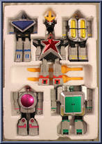 Super Zeo Megazord from Power Rangers Zeo - Deluxe Zords manufactured by Bandai [Front]