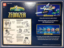 Zeonizer from Power Rangers Zeo - Role Playing manufactured by Bandai [Back]