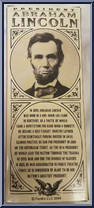 Abraham Lincoln from Presidents - Wacky Wobblers manufactured by Funko [Back]
