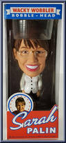 Sarah Palin (White Jacket) from Presidents - Wacky Wobblers manufactured by Funko [Front]