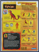 Diablo (Twist and Thrash) from Primal Rage - Destructive Dinos manufactured by Playmates [Back]