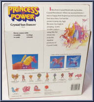 Crystal Sun Dancer from Princess of Power - Accessories manufactured by Mattel [Back]
