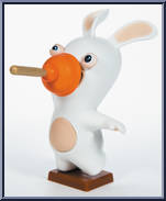 Chicken Surprise & Plunger Face from Rabbids - Sound & Action manufactured by McFarlane [Loose]