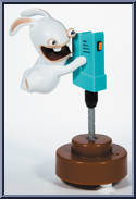 Starfish Friend & Driller from Rabbids - Sound & Action manufactured by McFarlane [Loose]