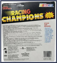 Kyle Petty from Racing Champions - Racing Champions manufactured by Racing Champions [Back]