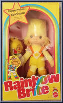 Canary Yellow and Spark Sprite from Rainbow Brite - Dolls manufactured by Mattel [Front]