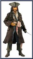 Jack Sparrow from Real Action Heroes - Pirates of the Caribbean manufactured by Medicom [Loose]
