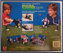Football from Real Men - Deluxe manufactured by Mattel [Back]
