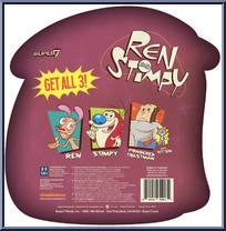 Powdered Toast Man from Ren and Stimpy - ReAction Figures manufactured by Super7 [Back]