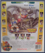 Rock Miner & Radar from Rescue Heroes - Wildlife Team manufactured by Fisher-Price [Back]