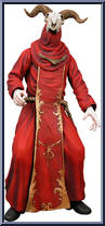Los Illuminados Monk (Red Robe with Crossbow) from Resident Evil 4 - Series 2 manufactured by Neca [Loose]