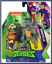 Donatello from Rise of the Teenage Mutant Ninja Turtles - Battle Shell manufactured by Playmates [Front]