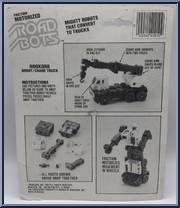 Hookorr from Road Bots - Basic Series manufactured by Marchon [Back]