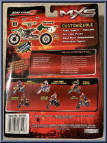 Ricky Carmichael (Blue / Gray Suit) from Road Champs - MXS manufactured by Jakks Pacific [Back]