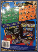 Ricky Carmichael (Racing) (2001 250cc Supercross Champion) from Road Champs - MXS manufactured by Jakks Pacific [Back]