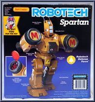 Spartan from Robotech - Accessories manufactured by Matchbox [Back]