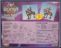 Dark Rider Talpa from Ronin Warriors - Horse and Rider manufactured by Playmates [Back]
