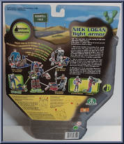 Nick Logan in Light Armor from Roswell Conspiracies - Aliens, Myths & Legends - Basic Series manufactured by Giochi Preziosi [Back]