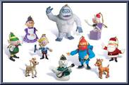 Holiday Clip-On Collection (White Box) (10 Piece) from Rudolph - PVC Holiday Clip-Ons manufactured by Forever Fun [Loose]
