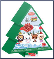 Happy Holidays 4-Pack from Rudolph - Pop! Sets manufactured by Funko [Front]