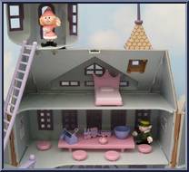 Santa's Castle (Closed Box) (Foreman, Mrs Claus, Girl Elf) from Rudolph - PVC Boxed Sets manufactured by Memory Lane [Loose]